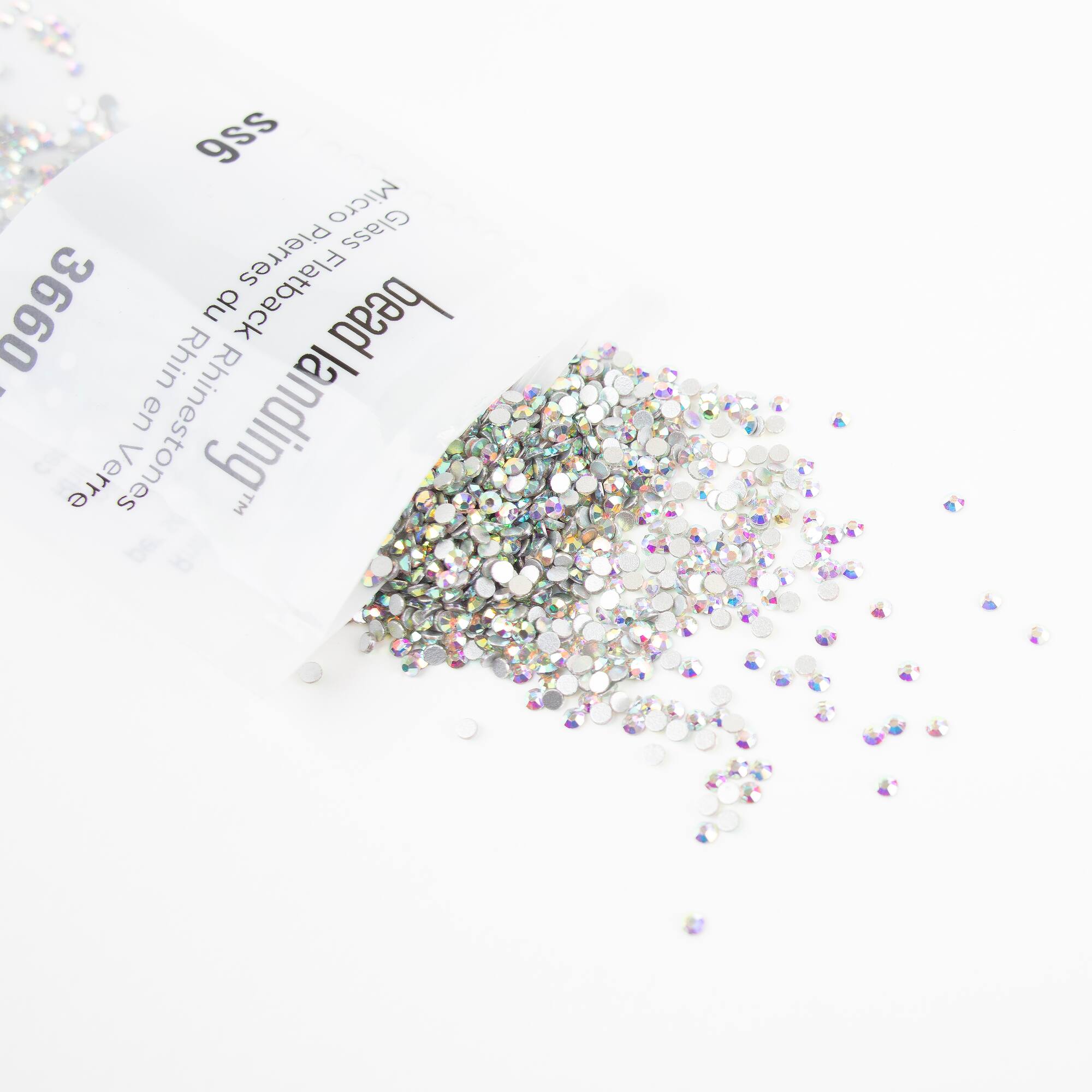 SS6 Glass Round Flatback Rhinestones by Bead Landing